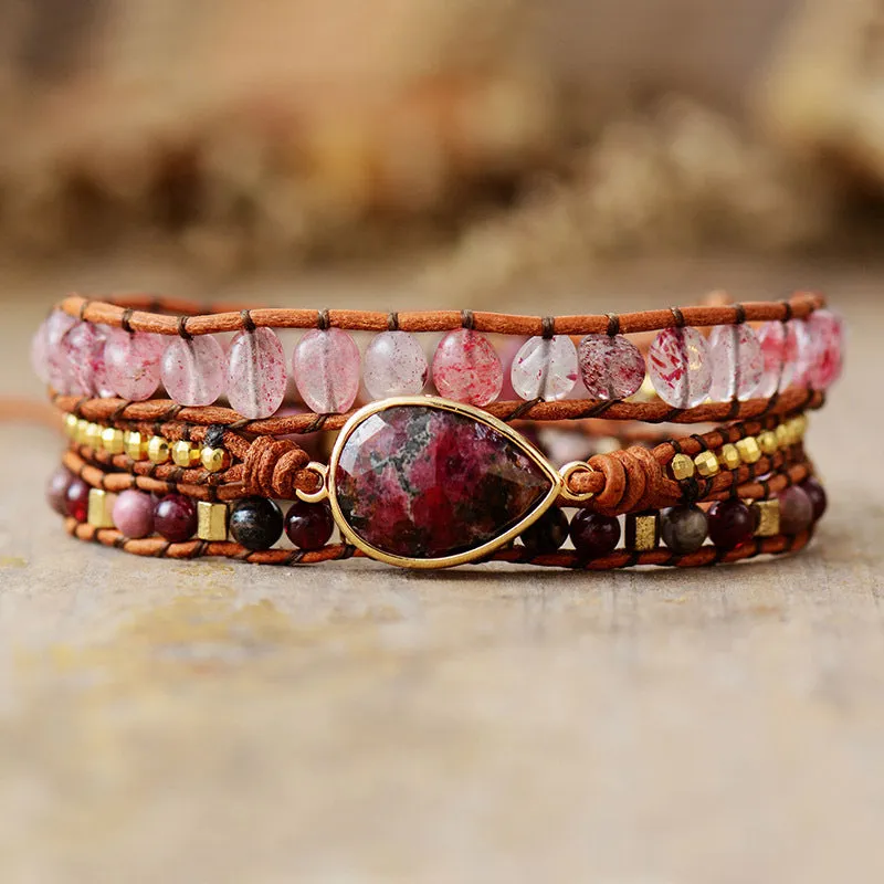 Natural Stone Layered Bracelet sold by Gigi Laurent product image thumbnail 2