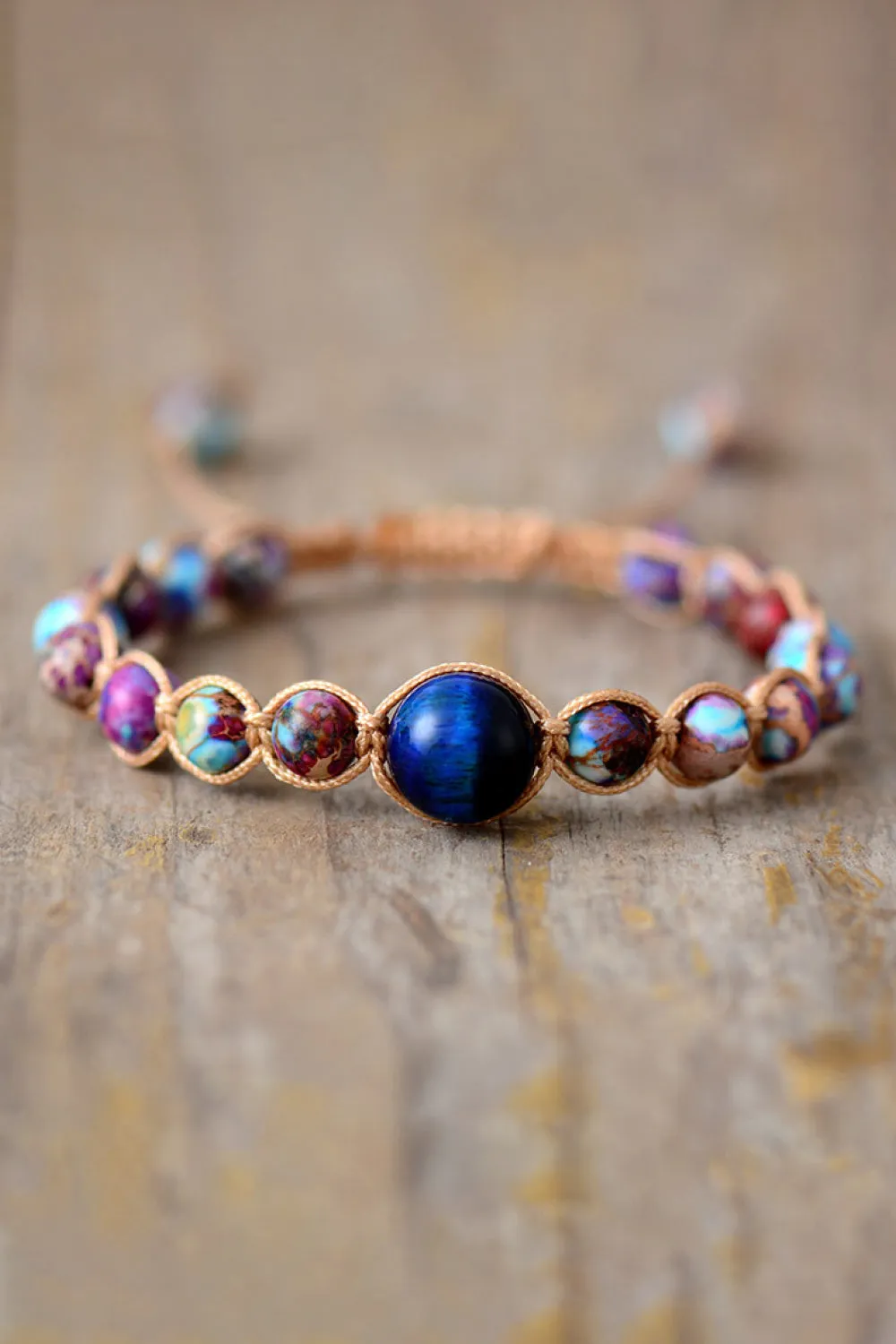 Imperial Jasper & Natural Stone Beaded Bracelet sold by Gigi Laurent product image thumbnail 4