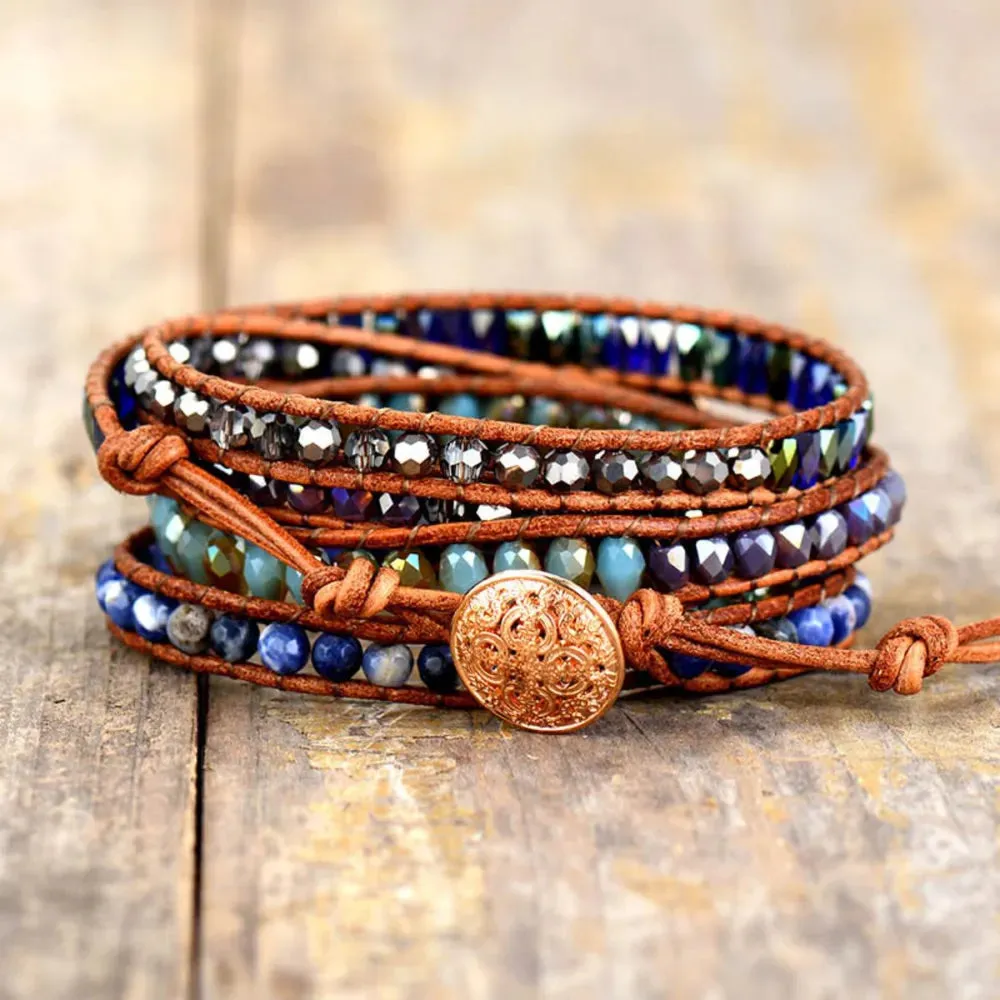 Lapis Lazuli Layered Bracelet sold by Gigi Laurent product image thumbnail 2