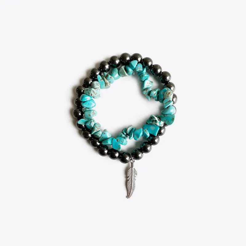 Turquoise Alloy Bracelet sold by Gigi Laurent product image thumbnail 2