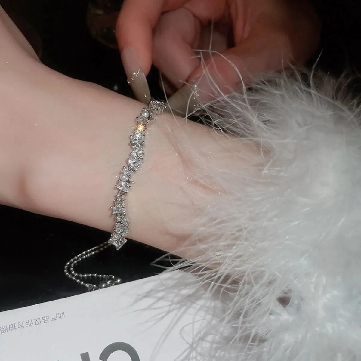 Copper Zircon Bracelet sold by Gigi Laurent product image thumbnail 3