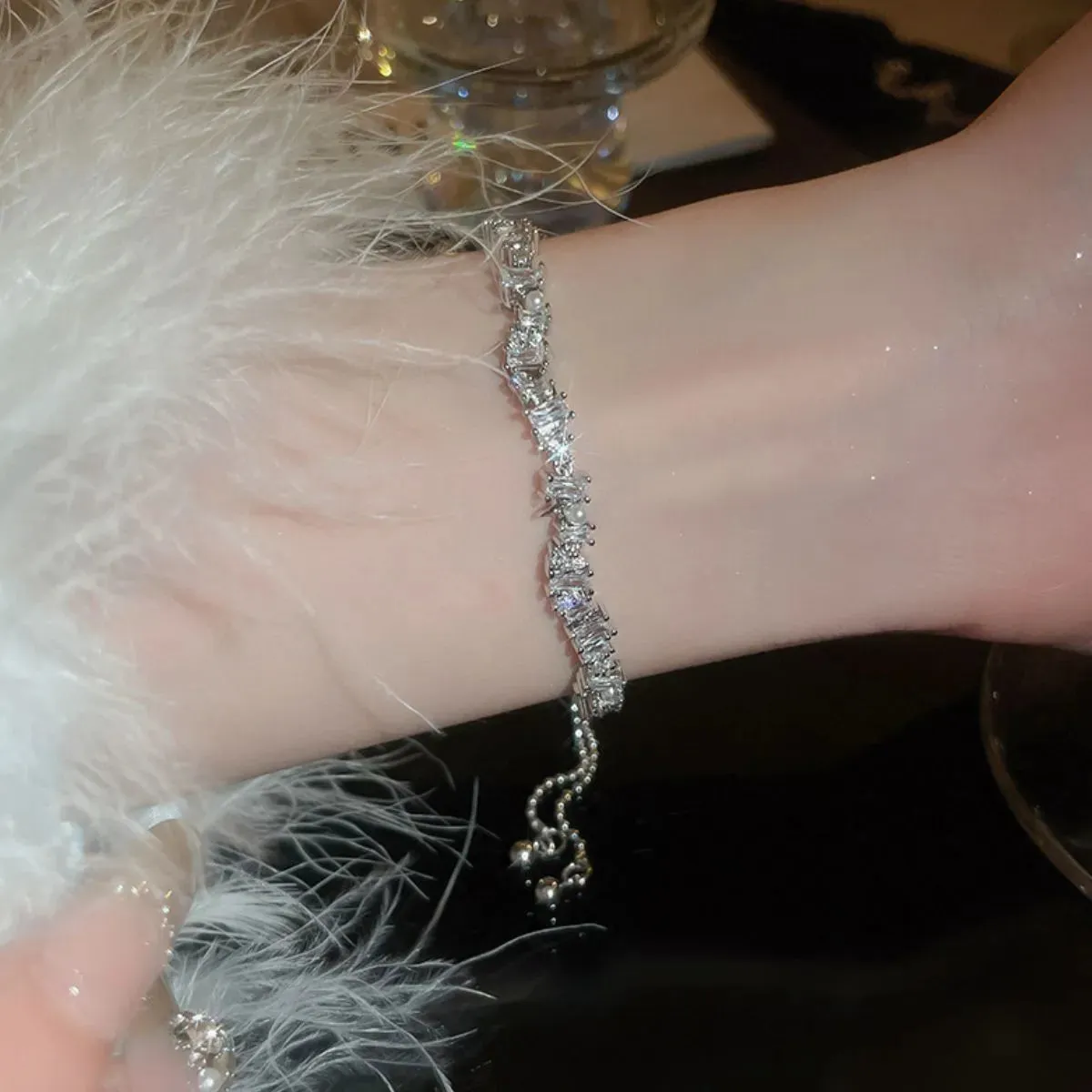 Copper Zircon Bracelet sold by Gigi Laurent product image thumbnail 2