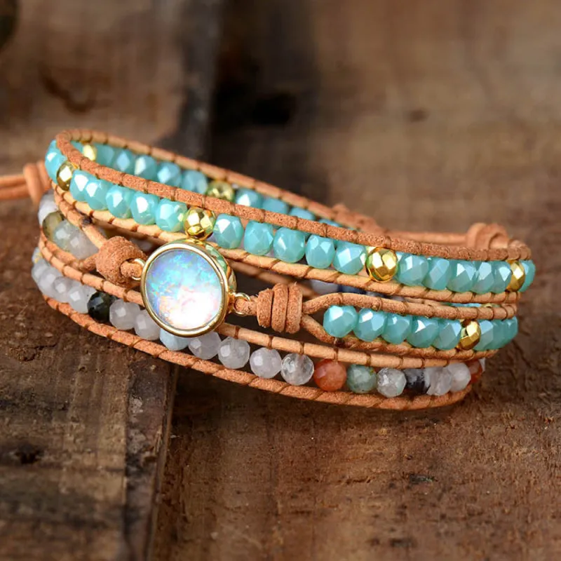 Opal Beaded Layered Bracelet sold by Gigi Laurent product image thumbnail 4
