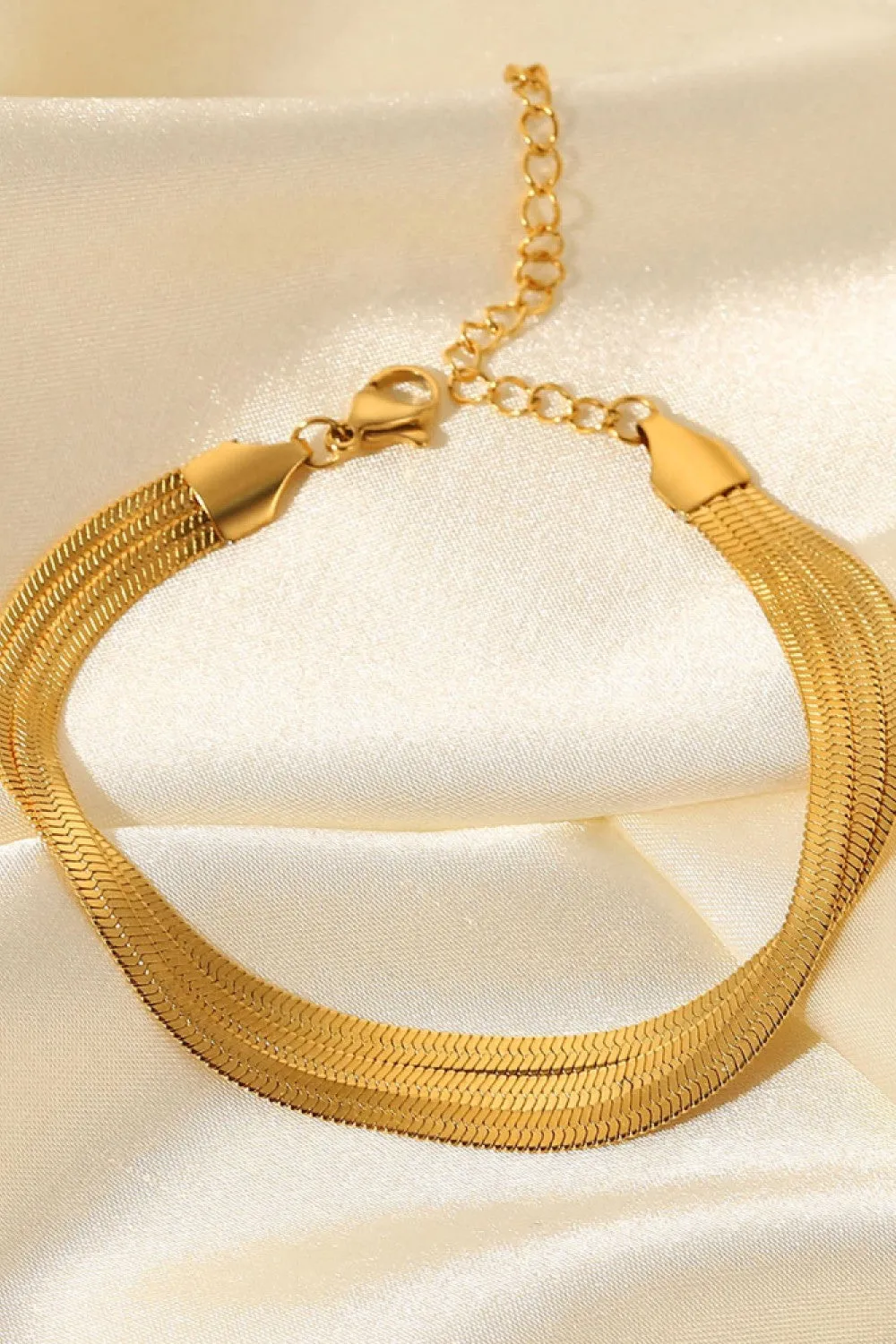 Triple-Layered Snake Chain Bracelet sold by Gigi Laurent product image thumbnail 2