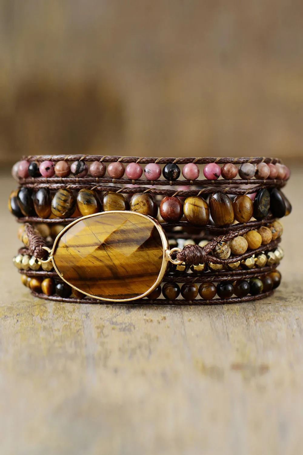 Natural Stone Layered Bracelet sold by Gigi Laurent product image thumbnail 2