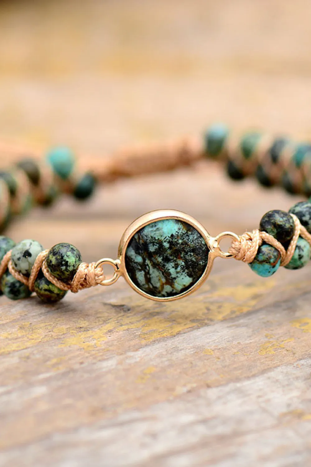 Handmade Beaded Copper Bracelet sold by Gigi Laurent product image thumbnail 2