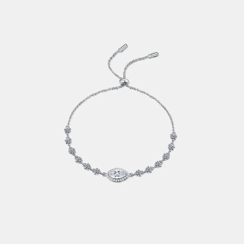 1 Carat Moissanite 925 Sterling Silver Bracelet sold by Gigi Laurent