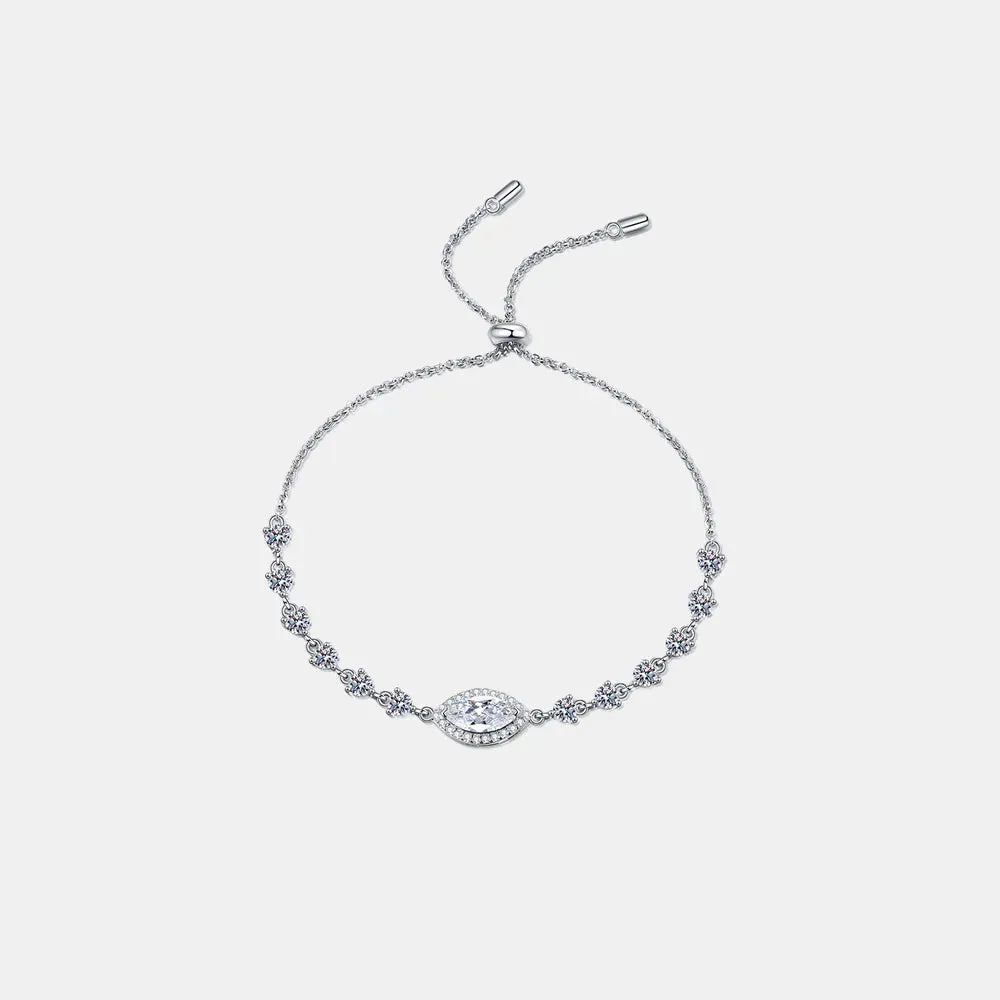 1 Carat Moissanite 925 Sterling Silver Bracelet sold by Gigi Laurent