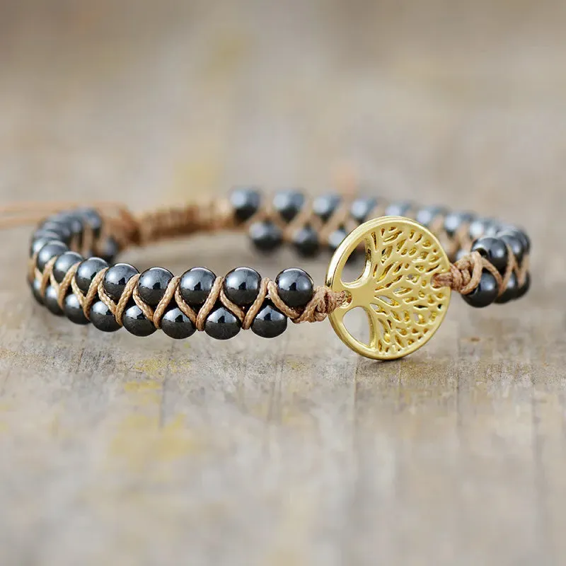 Alloy Natural Stone Braided Bracelet sold by Gigi Laurent product image thumbnail 4