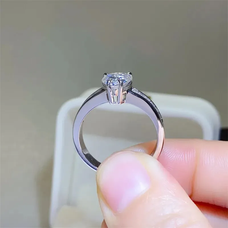 3 Carat Moissanite 925 Sterling Silver Ring sold by Gigi Laurent product image thumbnail 4