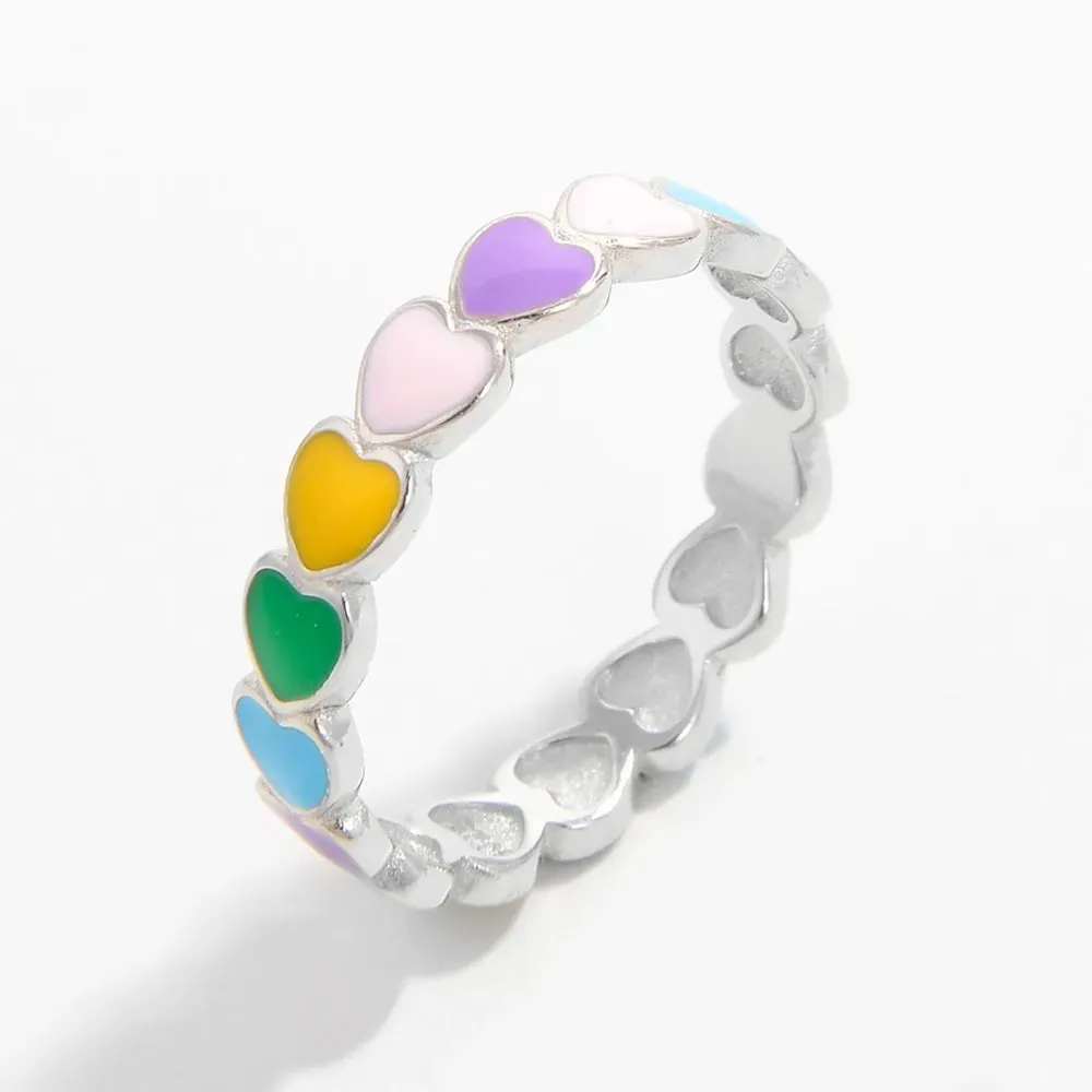 925 Sterling Silver Drip Oil Heart Ring sold by Gigi Laurent product image thumbnail 2