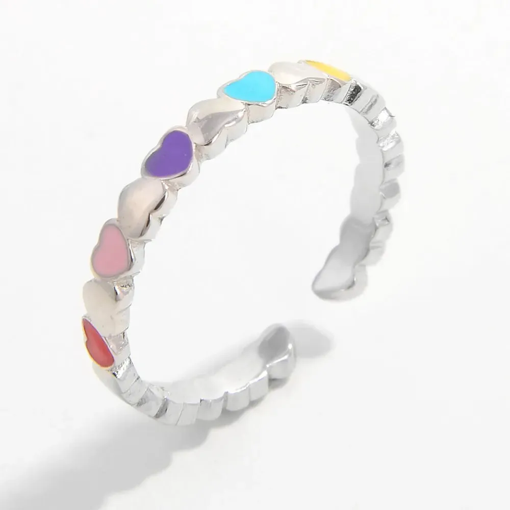 925 Sterling Silver Drip Oil Heart Ring sold by Gigi Laurent product image thumbnail 4