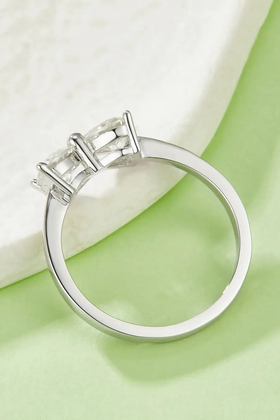 1 Carat Moissanite 925 Sterling Silver Bow Ring sold by Gigi Laurent product image thumbnail 3