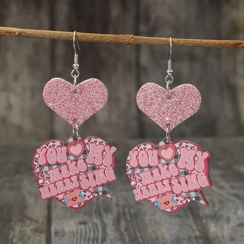 Heart Shape Wooden Earrings sold by Gigi Laurent