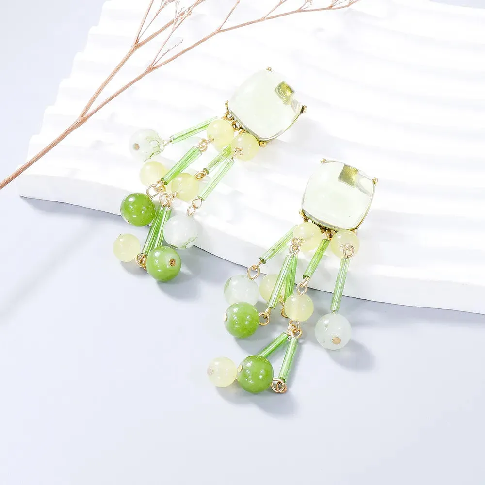 Acrylic Bead Dangle Earrings sold by Gigi Laurent product image thumbnail 2