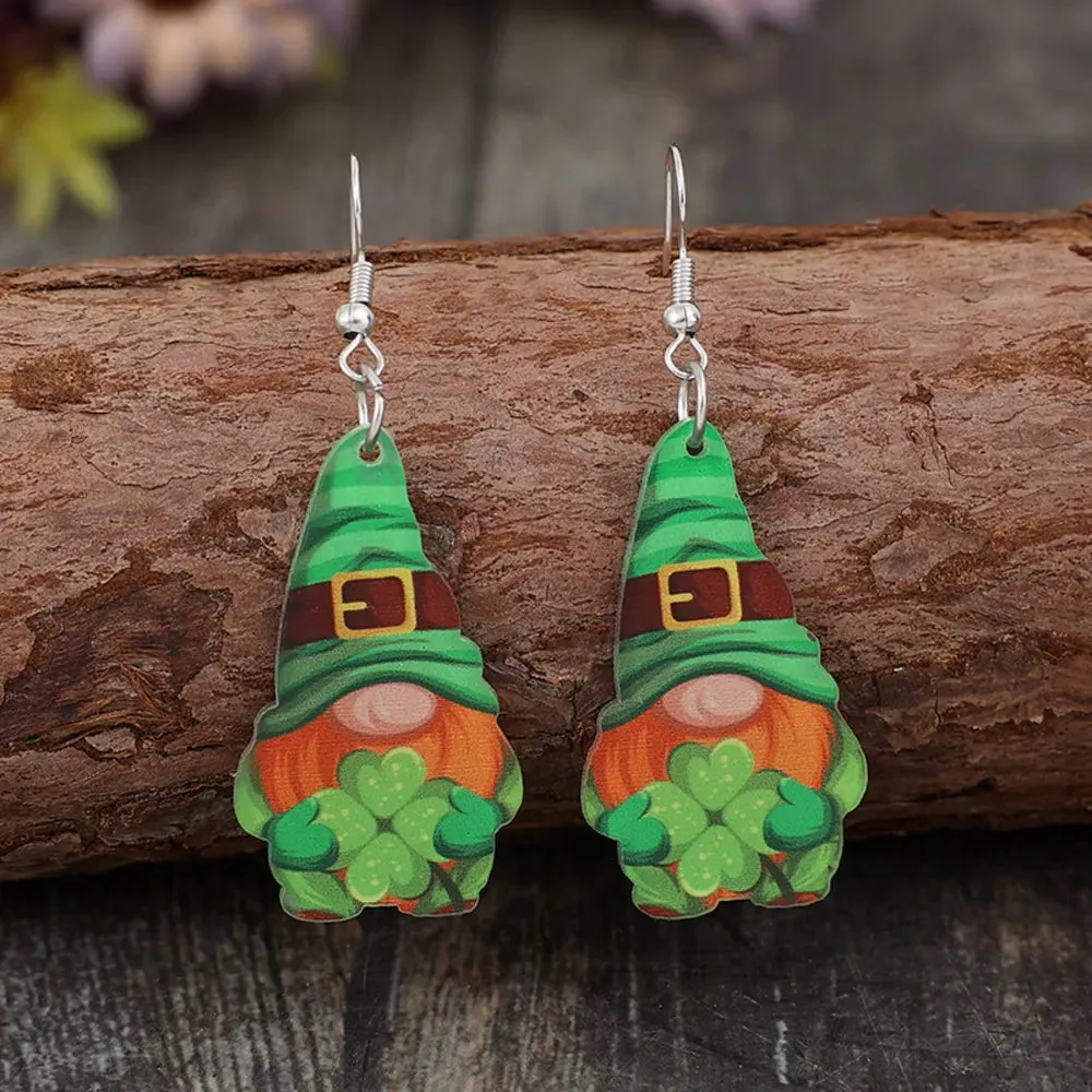 Wooden Alloy Dangle Earrings sold by Gigi Laurent product image thumbnail 2