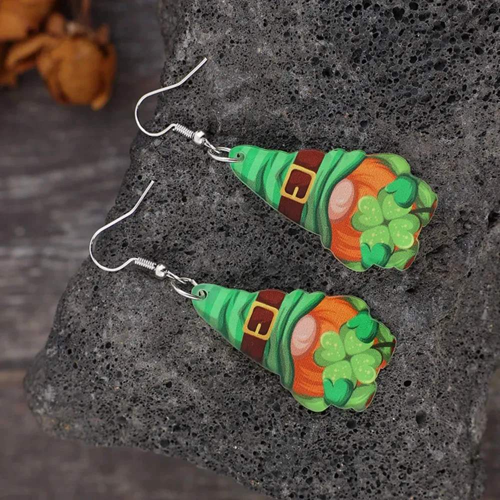 Wooden Alloy Dangle Earrings sold by Gigi Laurent product image thumbnail 3
