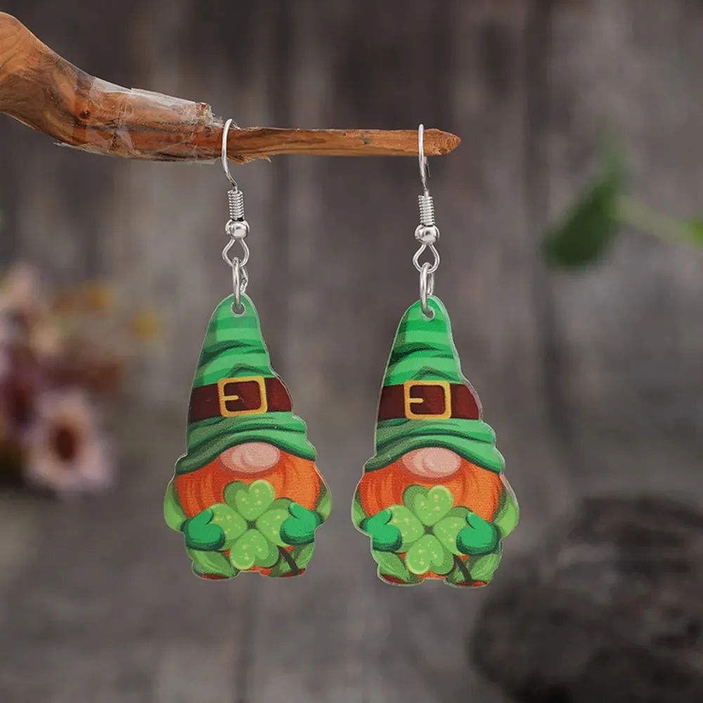 Wooden Alloy Dangle Earrings sold by Gigi Laurent product image thumbnail 4