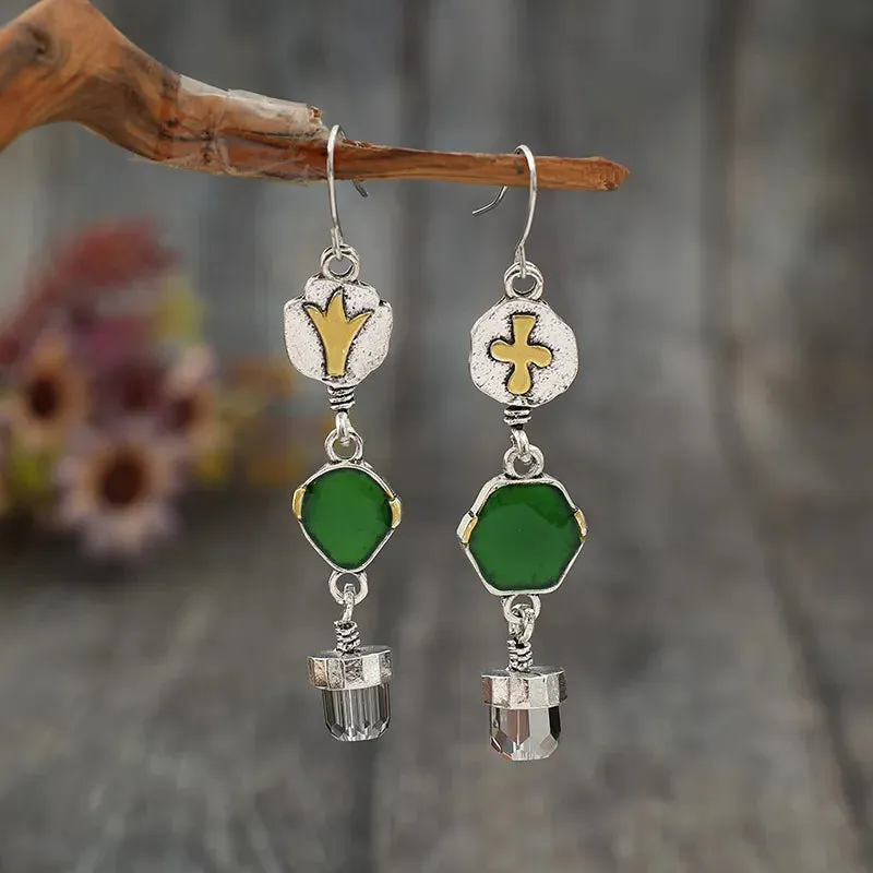 Alloy Asymmetric Earrings sold by Gigi Laurent product image thumbnail 2