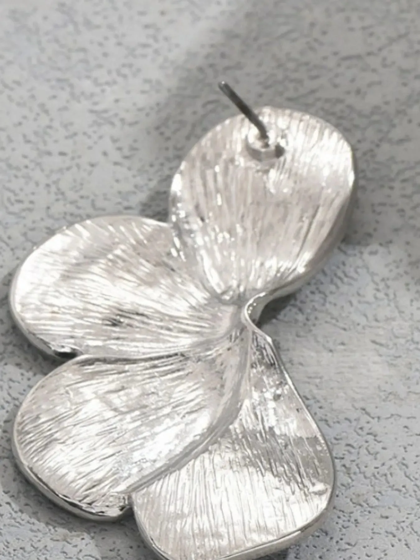 Stainless Steel Flower Earrings sold by Gigi Laurent product image thumbnail 3