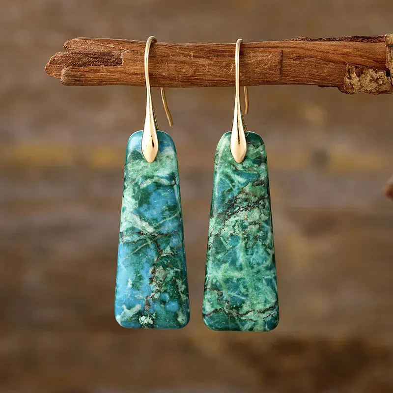 Copper Natural Stone Earrings sold by Gigi Laurent product image thumbnail 3