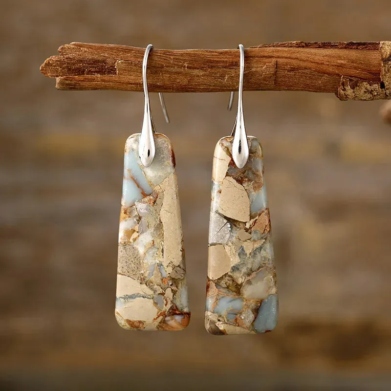 Copper Natural Stone Earrings sold by Gigi Laurent product image thumbnail 2