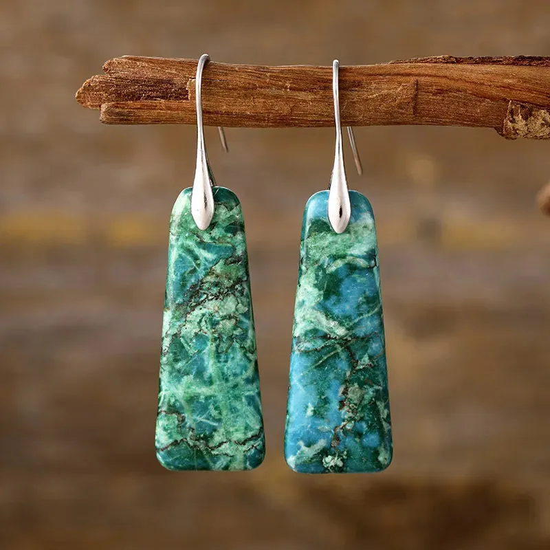 Copper Natural Stone Earrings sold by Gigi Laurent product image thumbnail 4