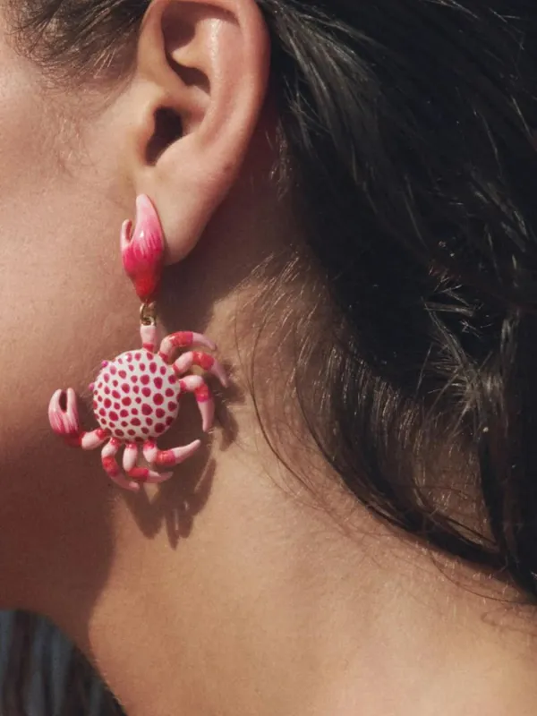 Alloy Crab-Shaped Earrings sold by Gigi Laurent