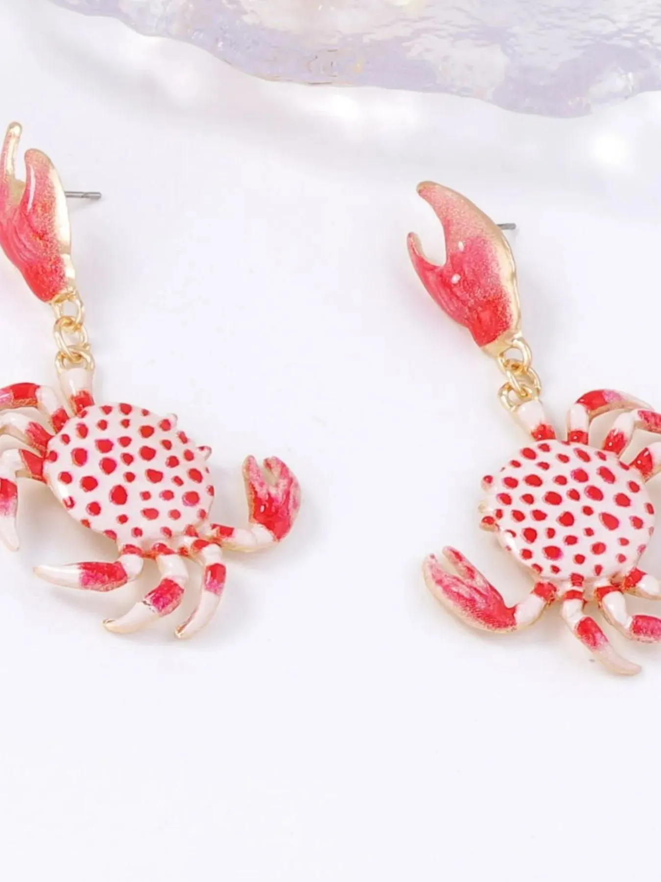 Alloy Crab-Shaped Earrings sold by Gigi Laurent product image thumbnail 2