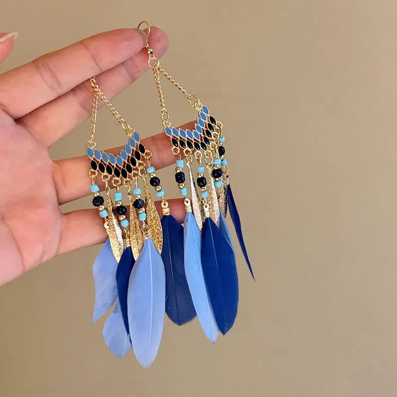 Alloy Rice Bead Dangle Earrings sold by Gigi Laurent product image thumbnail 2