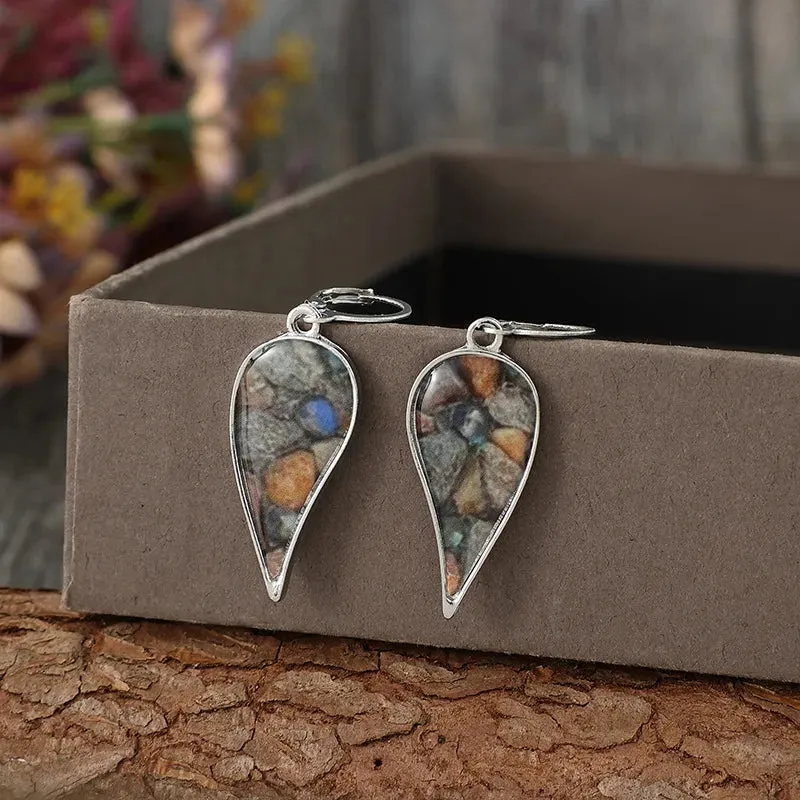 Natural Stone Dangle Earrings sold by Gigi Laurent