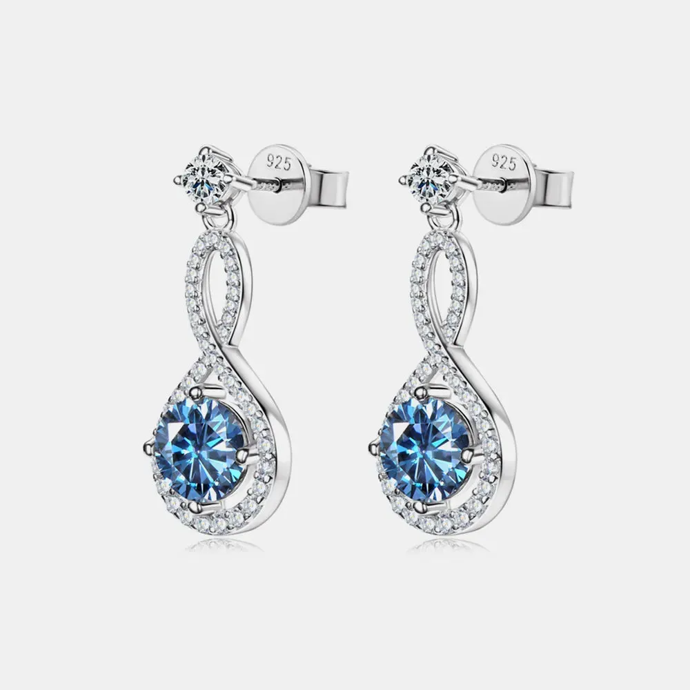 1 Carat Moissanite 925 Sterling Silver Earrings sold by Gigi Laurent product image thumbnail 4
