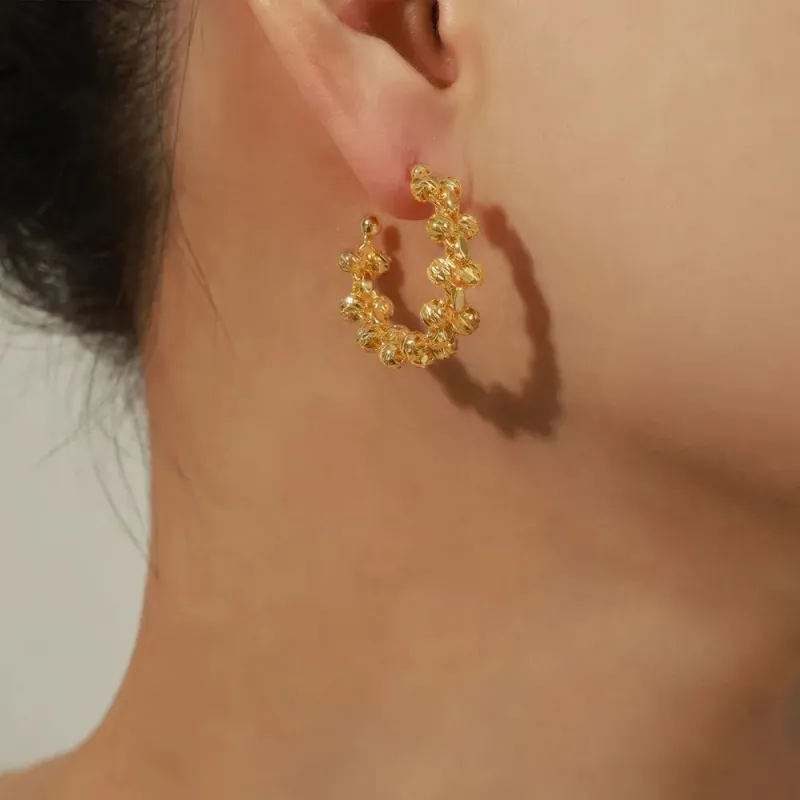 Titanium Steel C-Hoop Earrings sold by Gigi Laurent