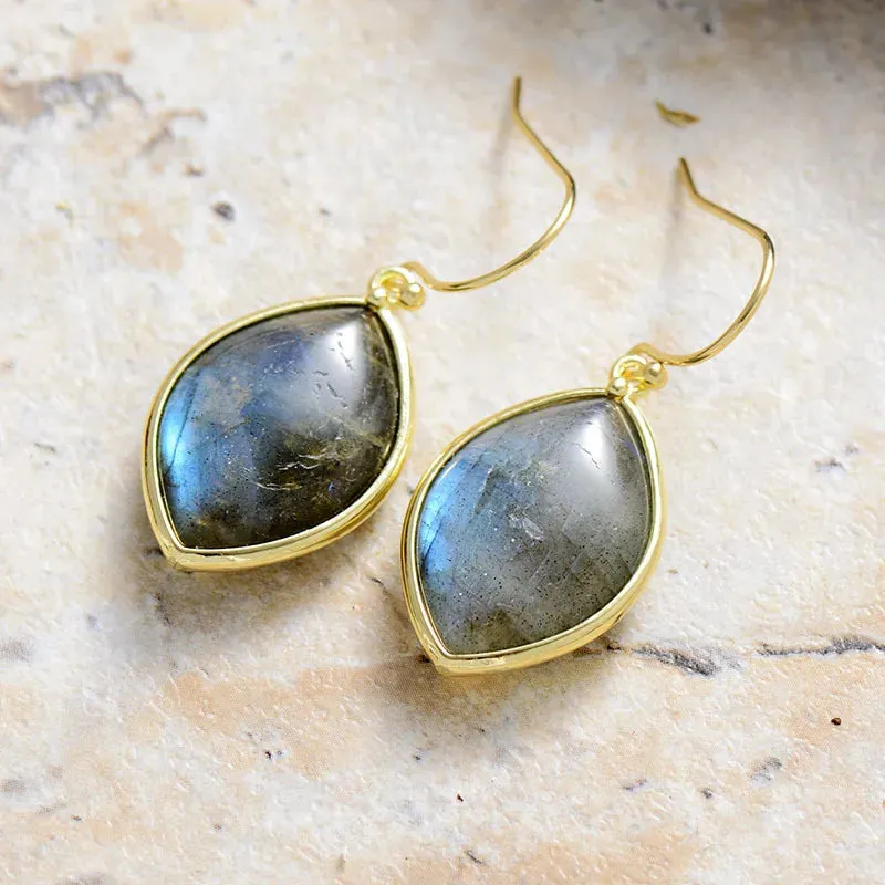 Copper Stone Teardrop Earrings sold by Gigi Laurent