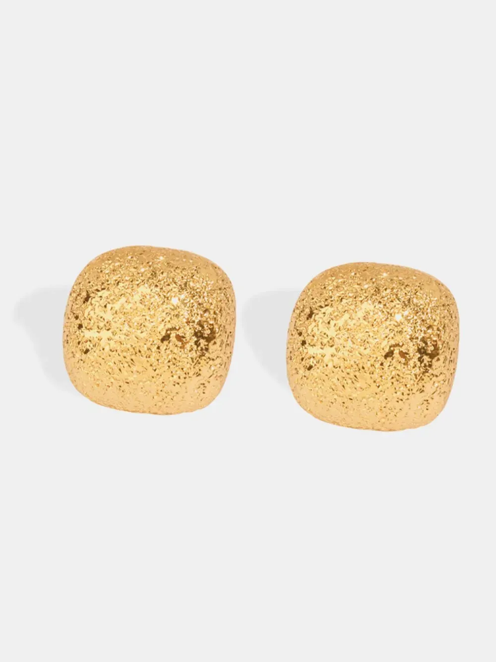 Gold-Plated Geometric Stud Earrings sold by Gigi Laurent product image thumbnail 2