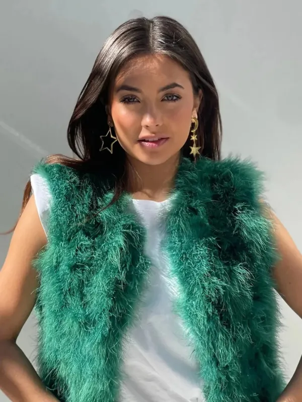 18K Gold-Plated Moon & Star Dangle Earrings sold by Gigi Laurent