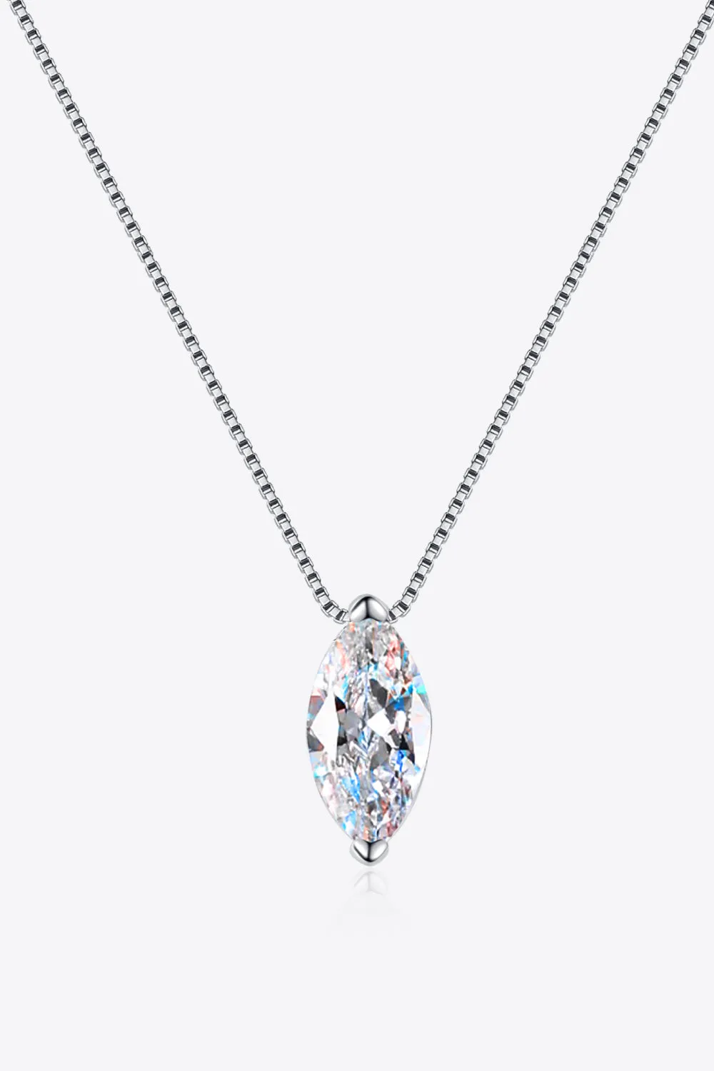 1 Carat Moissanite 925 Sterling Silver Necklace sold by Gigi Laurent