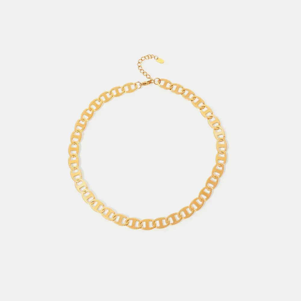 18K Gold-Plated Stainless Steel Chain Necklace sold by Gigi Laurent product image thumbnail 5