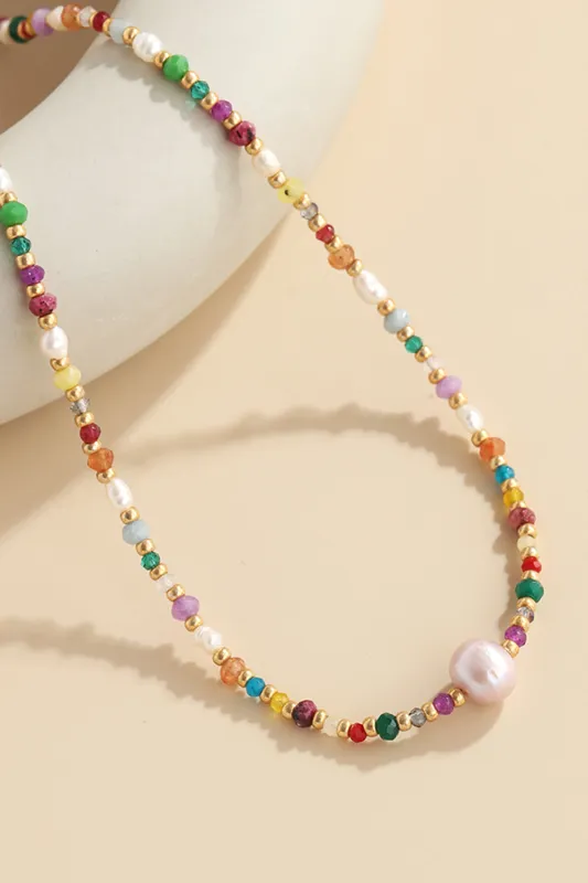 Multicolored Bead Necklace sold by Gigi Laurent