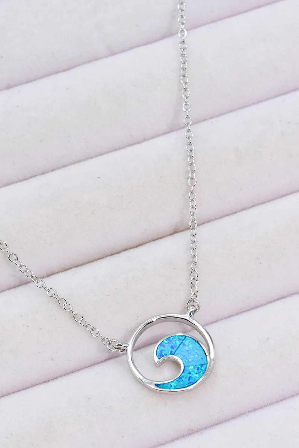 Opal Wave Pendant Necklace sold by Gigi Laurent product image thumbnail 2