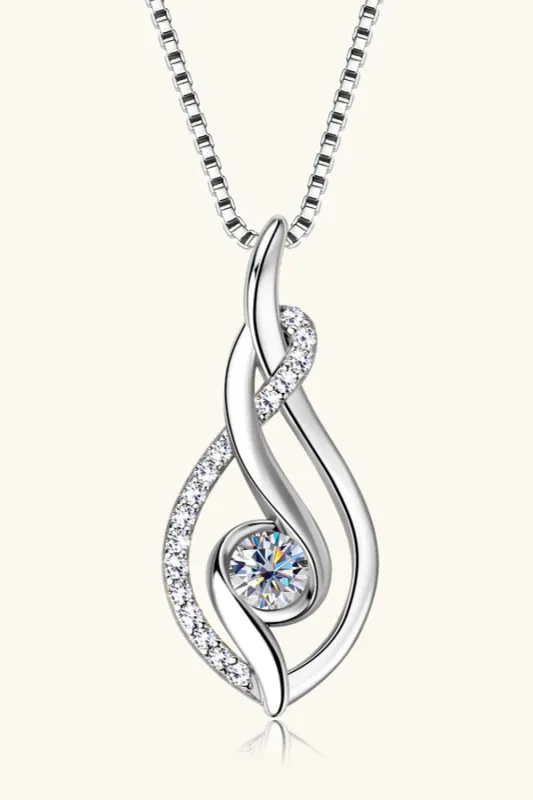 Moissanite 925 Sterling Silver Necklace sold by Gigi Laurent