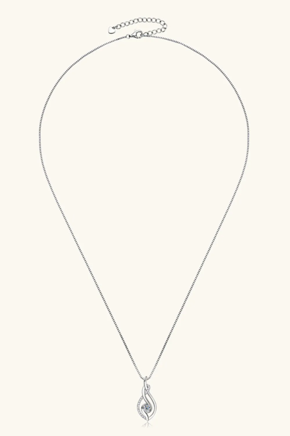 Moissanite 925 Sterling Silver Necklace sold by Gigi Laurent product image thumbnail 2