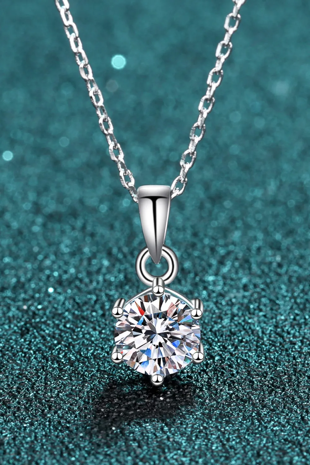 Adored Get What You Need Moissanite Pendant Necklace sold by Gigi Laurent
