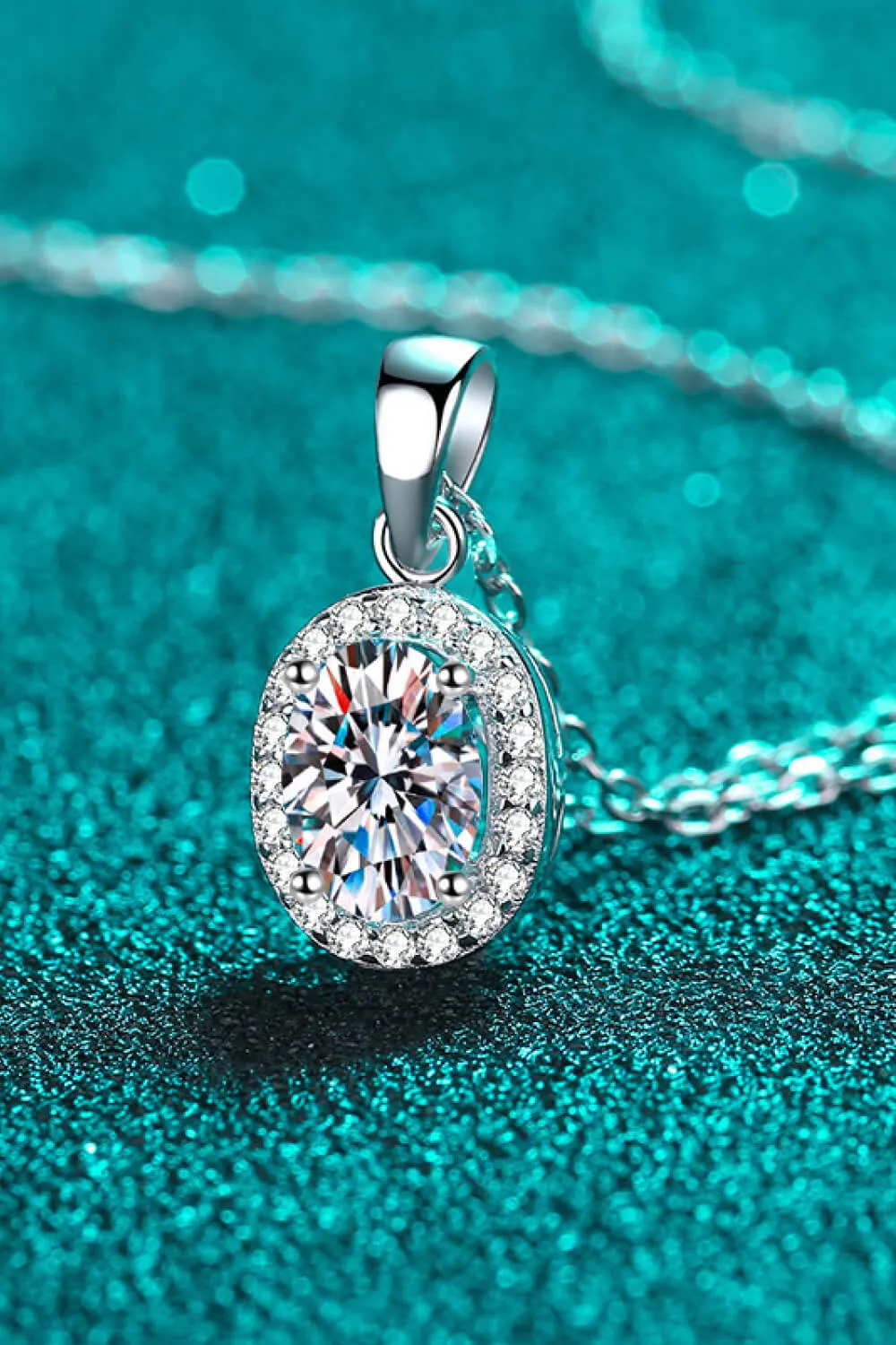 Be The One 1 Carat Moissanite Pendant Necklace sold by Gigi Laurent product image thumbnail 3