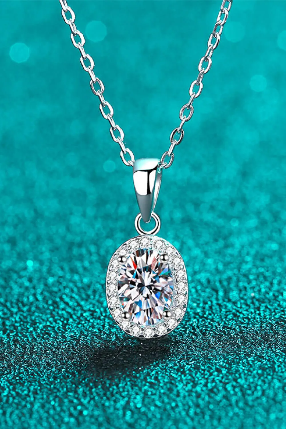 Be The One 1 Carat Moissanite Pendant Necklace sold by Gigi Laurent