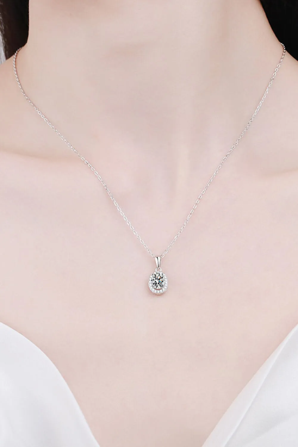 Be The One 1 Carat Moissanite Pendant Necklace sold by Gigi Laurent product image thumbnail 2