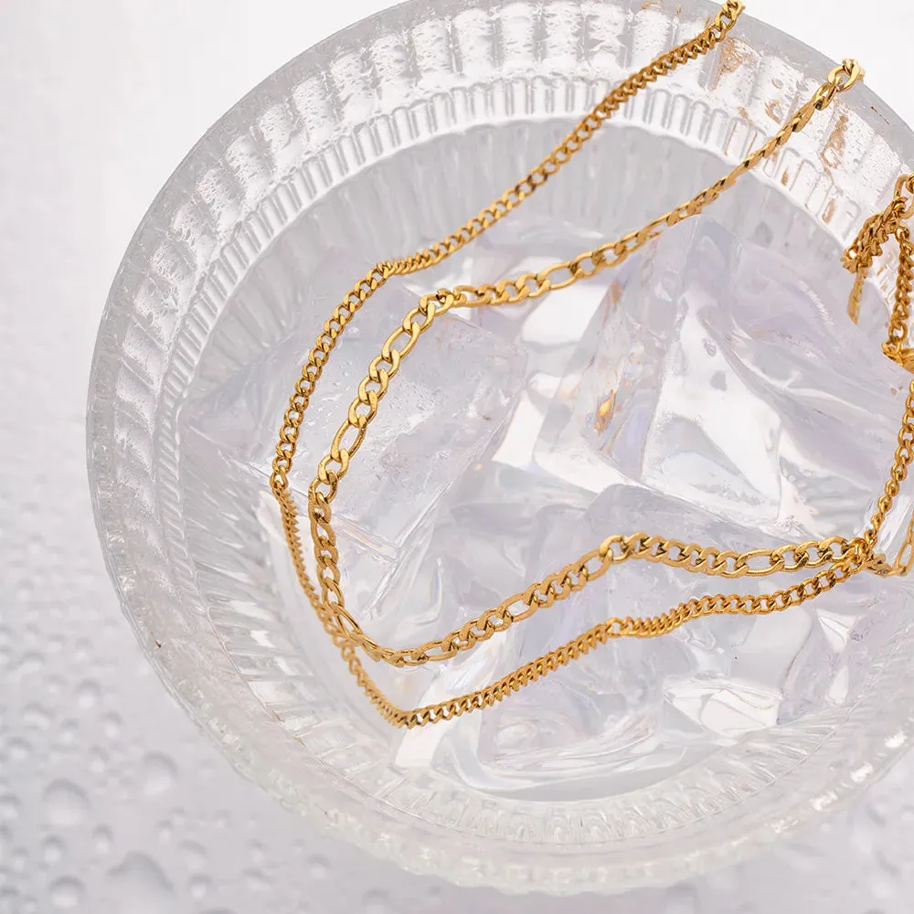 Stainless Steel Double-Layered Necklace sold by Gigi Laurent product image thumbnail 2