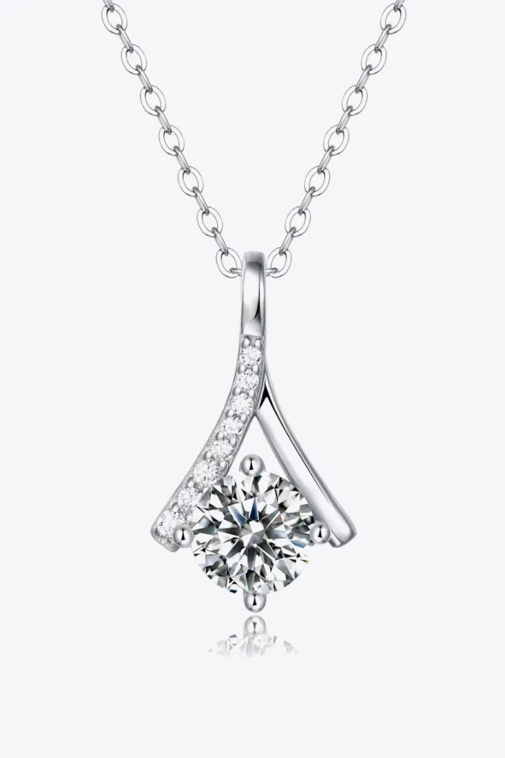 Special Occasion 1 Carat Moissanite Pendant Necklace sold by Gigi Laurent