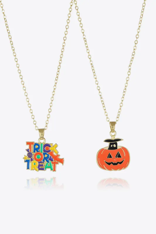 Two-Piece Halloween Theme Necklace Set sold by Gigi Laurent