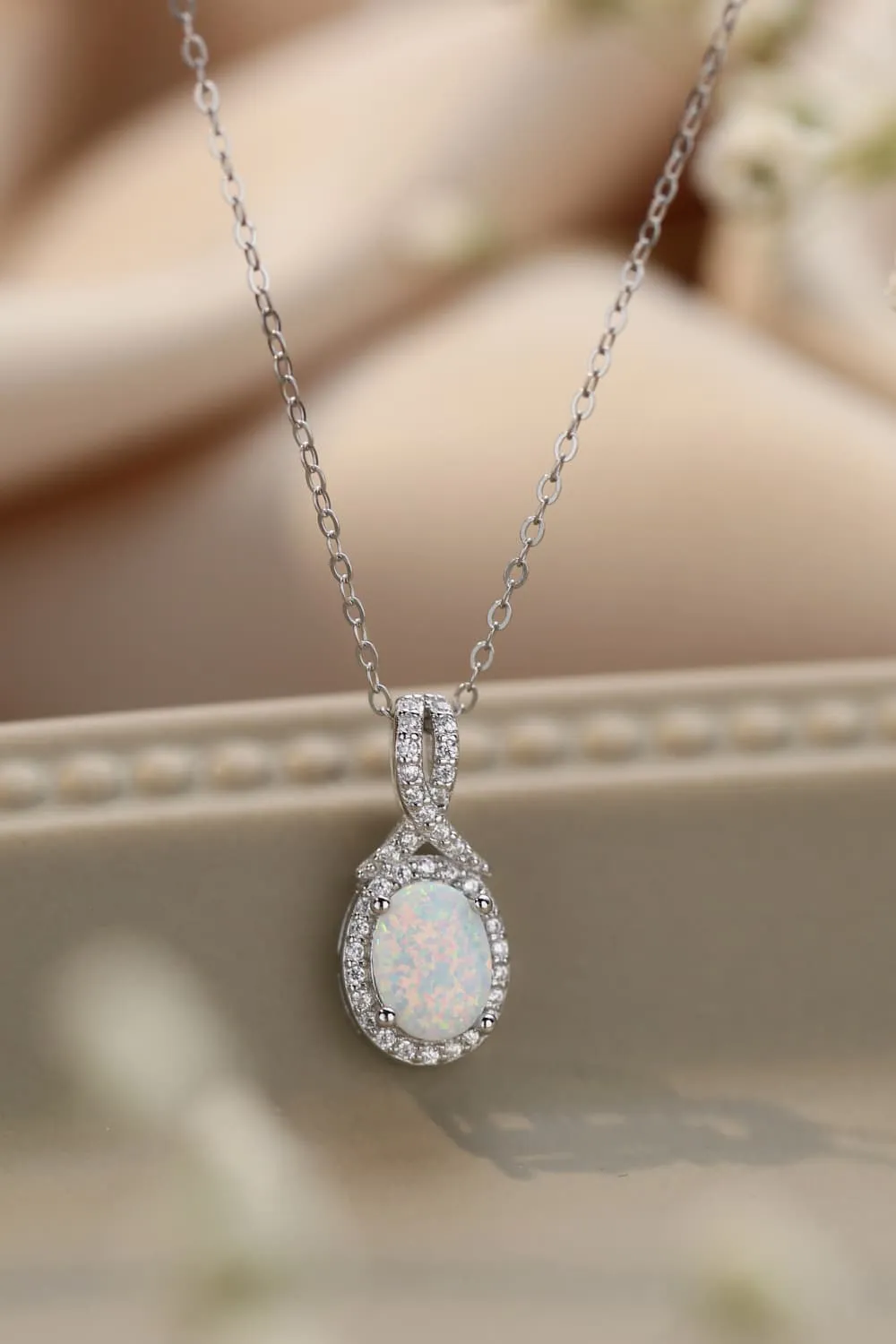 Feeling My Best Opal Pendant Necklace sold by Gigi Laurent product image thumbnail 4